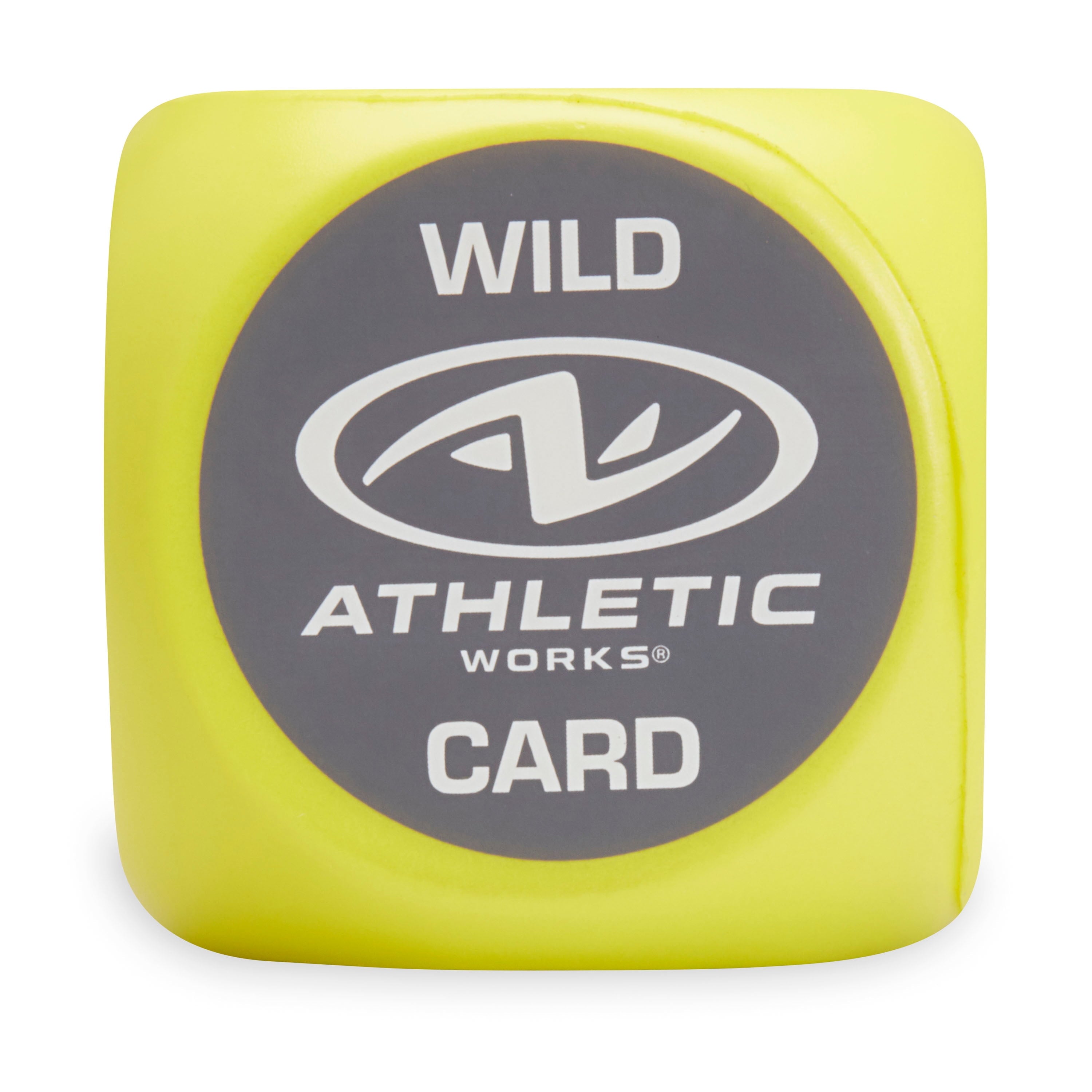 Exercise Workout Dice, 6-Sided, Foam, 2 Count, Yellow, Adult, 2 Count, Ages 18+